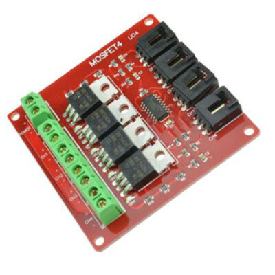 12V 4 Kanal IRF540 Mosfet Modülü (DC Devreler İçin)