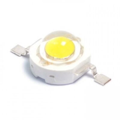 1W Power LED - Gün Işığı, 350mA, 130lm, 3 - 3.2VDC