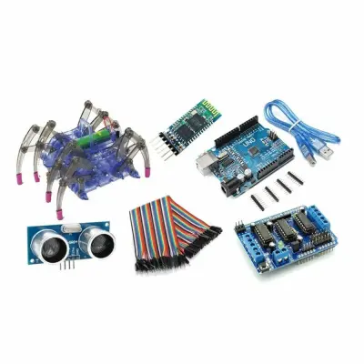 Arduino Bluetooth Kontrollü Örümcek Robot Kiti