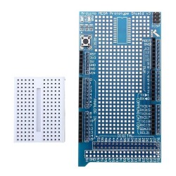 Arduino Mega 2560 R3 Proto (Prototip) Shield Kiti - Mini Breadboard Dahil - Thumbnail