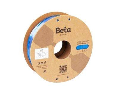 Beta PLA-Magic Silk 175mm Filament - 1kg, Blue Orange