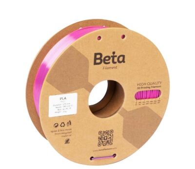 Beta PLA-Magic Silk 1.75mm Filament - 1kg, Rose Red Royal Blue