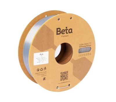 Beta PLA-Silk 175mm Filament -1kg, Silver