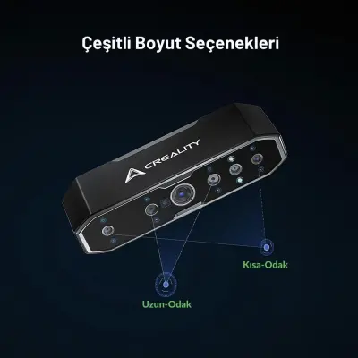 Creality CR-Scan OTTER 3D Tarayıcı (4 Lens Stereo Görüş, Uzun/Kısa Odak)