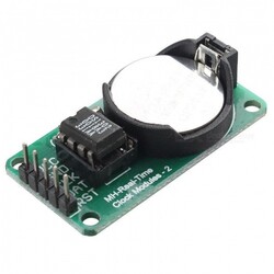 DS1302 Gerçek Zamanlı Saat Modülü (RTC - Real Time Clock) - Thumbnail