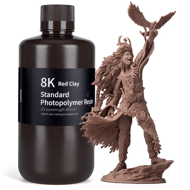 ELEGOO Standart 8K Reçine - Red Clay, 1Kg - Thumbnail