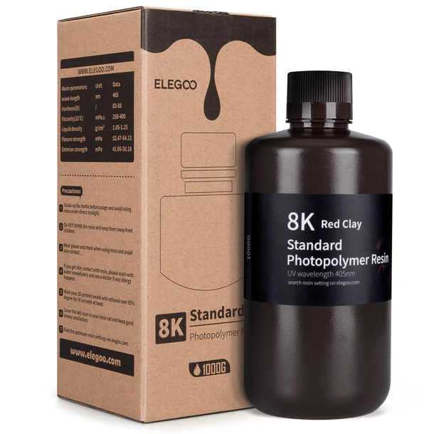 ELEGOO Standart 8K Reçine - Red Clay, 1Kg - Thumbnail