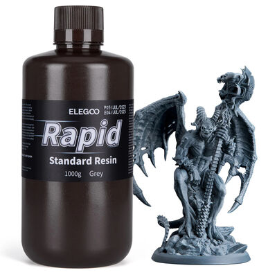 Elegoo Standart Rapid (Hızlı Kürlenen) Reçine - Grey, 1kg