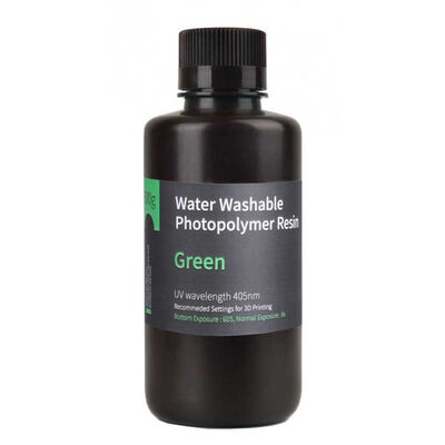 ELEGOO Water Washable (Suda Yıkanabilir) Reçine - Green, 0.5Kg