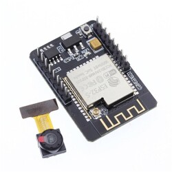 ESP32-CAM WiFi Bluetooth Geliştirme Kartı + 2MP OV2640 Kamera - Thumbnail