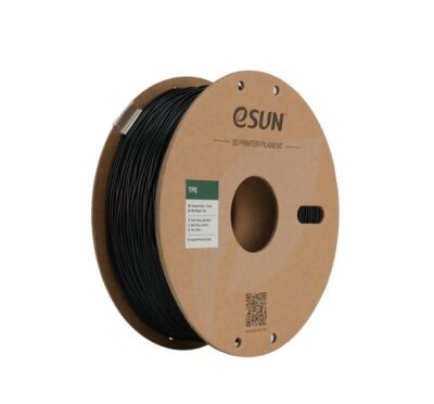 eSUN 1.75mm eLastic (TPE-83A) Elastik Filament - Siyah, 1kg