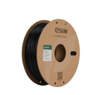 eSUN 1.75mm ePLA-ST Yüksek Sertlikte (Toughness) Filament - Siyah, 1kg