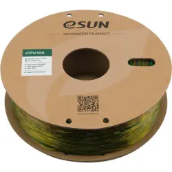 ESUN 1.75mm e-TPU (eTPU-95A) Esnek Filament - Rainbow, 1kg - Thumbnail