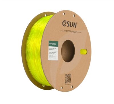 ESUN 1.75mm e-TPU (eTPU-95A) Esnek Filament - Transparan Sarı, 1kg