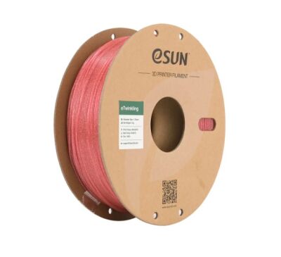 eSUN 1.75mm e-Twinkling Simli Estetik Filament - Pembe, 1kg