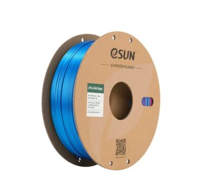 eSUN 1.75mm ePLA-Silk Magic 2 Renkli Parlak Filament - (Kırmızı Mavi), 1kg