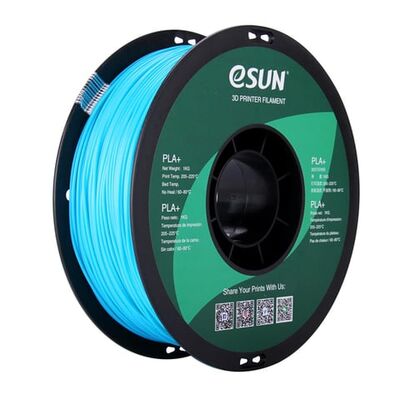 eSUN 1.75mm PLA Plus (PLA+) Filament - Açık Mavi, 1kg