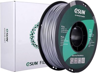 eSUN 2.85mm PLA Plus (PLA+) Filament - Gümüş, 1kg