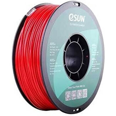 ESUN ABS Plus (ABS+) 1.75mm Filament - Ateş Kırmızı, 1kg