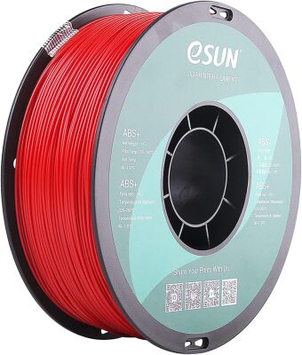 ESUN ABS Plus (ABS+) 1.75mm Filament - Kırmızı, 1kg