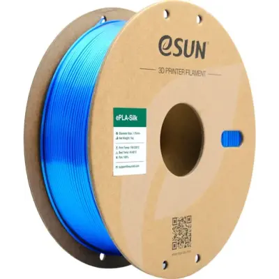 eSUN e-Silk PLA (ePLA-Silk) 1.75mm Estetik Filament - Mavi, 1kg