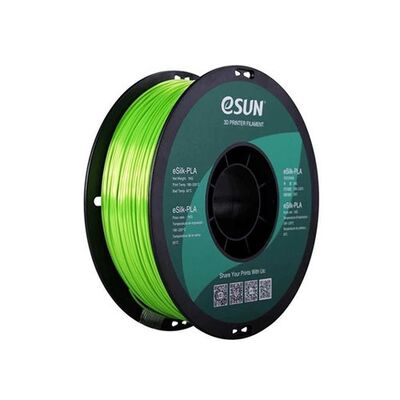 ESUN e-Silk PLA (ePLA-Silk) 1.75mm Estetik Filament - Yeşil, 1kg