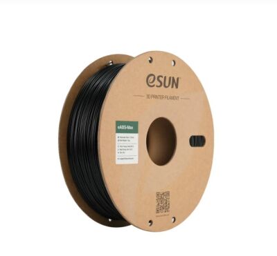 eSUN 1.75mm eABS MAX Ateşe Dayanıklı ABS Filament - Siyah, 1kg