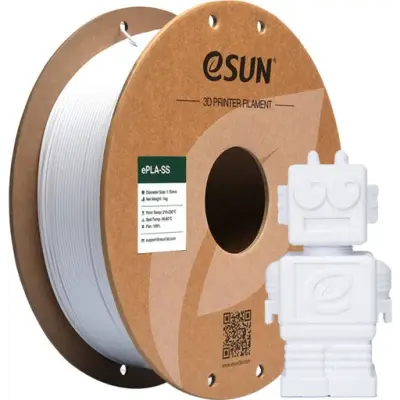 eSUN ePLA-SS Super Speed Yüksek Hızlı 1.75mm Filament - Beyaz, 1kg