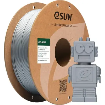 eSUN ePLA-SS Super Speed Yüksek Hızlı 1.75mm Filament - Gümüş, 1kg