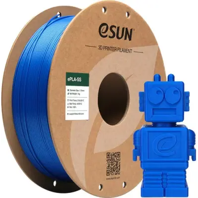 eSUN ePLA-SS Super Speed Yüksek Hızlı 1.75mm Filament - Mavi, 1kg