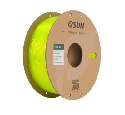 eSUN 1.75mm eTPU-HS Yüksek Hızlı Esnek Filament - Florosan Sarı, 1kg