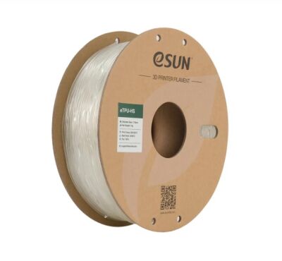 eSUN 1.75mm eTPU-HS Yüksek Hızlı Esnek Filament - Natural, 1kg