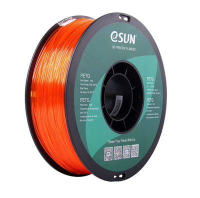 ESUN Petg 1.75mm Filament - Düz Turuncu, 1kg