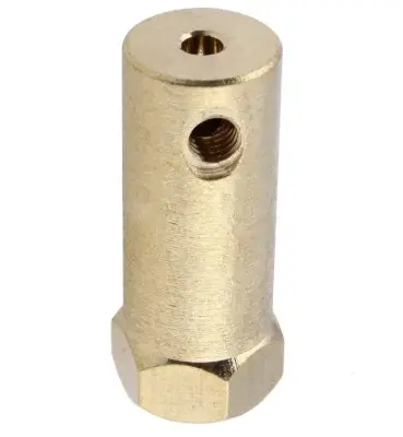 Hex Tekerlek Kaplini (6mm Motor Mili için)