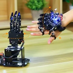 Hiwonder Kablosuz Biyonik Eldiven - Robot Kontrolü için (Arduino Ortamları ile Uyumlu) - Thumbnail