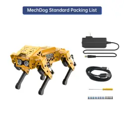 Hiwonder MechDog Açık Kaynak AI Robot Köpek Standart Kit ( ESP32 Kontrollü) - Thumbnail