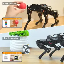 Hiwonder PuppyPi Pro Quadruped Robot Köpek (Raspberry Pi 5 8GB ile Yapay Görme) - Thumbnail