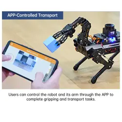 Hiwonder PuppyPi Pro Quadruped Robot Köpek Ultimate Kit (Raspberry Pi 5 4GB) - Thumbnail