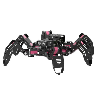 Hiwonder Spiderbot Hexapod Arduino Destekli Robot Örümcek Kiti (Advanced Paket)