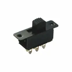 Kulaklı Sürgülü Slide Switch - 180 Derece, 6p, On-Off - Thumbnail
