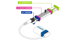 LittleBits FG Slide Dimmer İ5 (Sürgü Biti) - Thumbnail