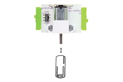 LittleBits Motormate (D Şaft) Motor Tekerlek Bağlantı Parçası