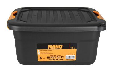 Mano NB-12 12L Çok Amaçlı Saklama Kutusu (Suya ve Dona Dayanıklı)