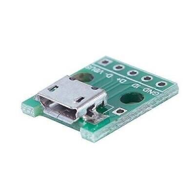 Mikro USB - DIP 2.54mm Dönüştürücü (Breadboard Adaptörü)