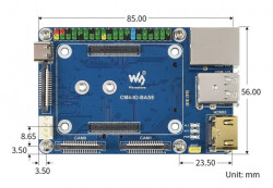 Mini Base Board (B) - RPi Compute Module için - Thumbnail