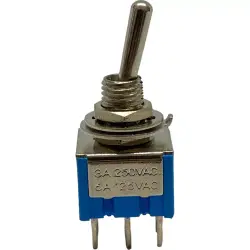 MTS-2 DPDT ON - ON Toggle Switch - 6 Pin - Thumbnail