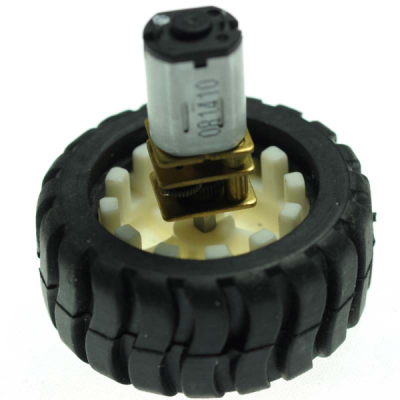 N20 Motor ve Tekerlek Seti (6V 500RPM)