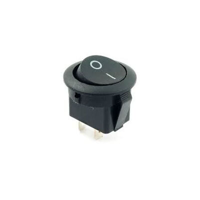 On - Off Anahtar (Rocker Switch) - 16mm Işıksız Yuvarlak