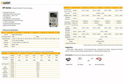 Owon SP6101 Programlanabilir Tek Kanal DC Güç Kaynağı - 150W, 0-10A, 0-60V - Thumbnail