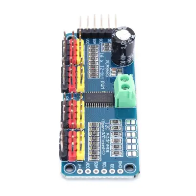 PCA9685 16 Kanal 12 Bit PWM Servo Motor Sürücü Kartı - I2C (Klon)